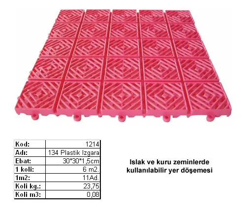 Plastik Yer Karosu 1214