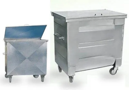 400 lt Metal Çöp Konteyner