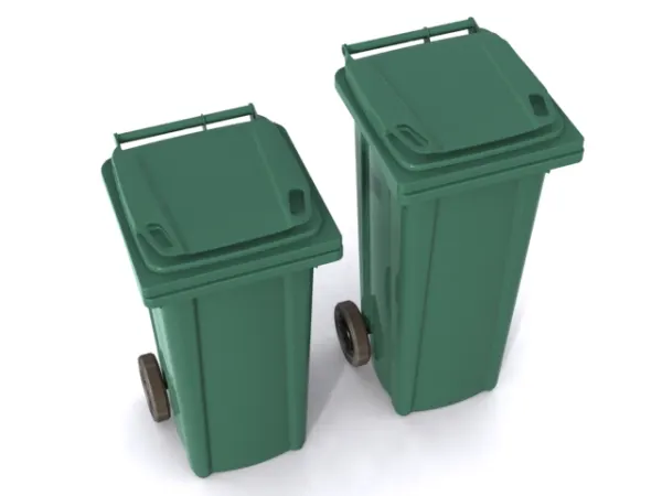 120 Lt. Plastik Çöp Konteyneri